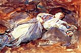 Violet Canvas Paintings - Violet Sleeping